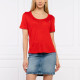 Tommy Hilfiger Γυναικεία κοντομάνικη μπλούζα Regular Scoop Neck Tee